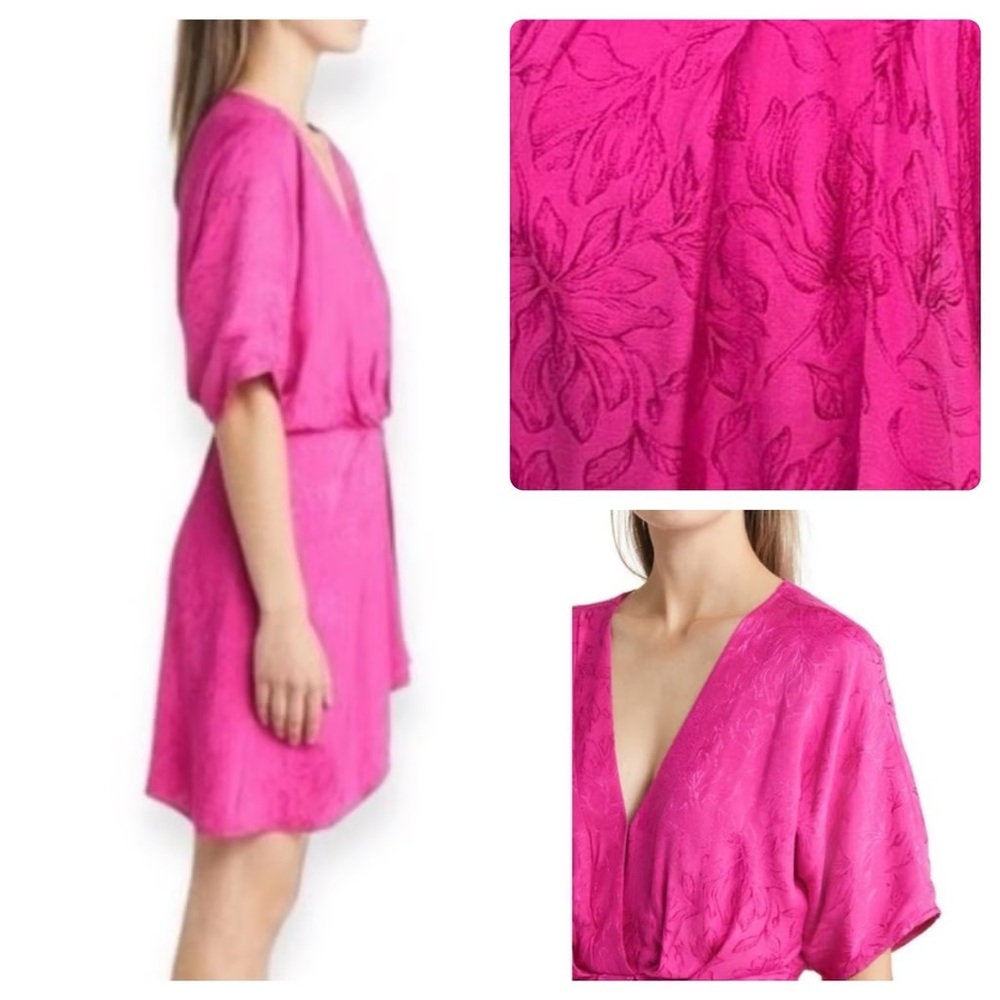 Jacquard Dolman Sleeve Mini Dress - Picture 8 of 9